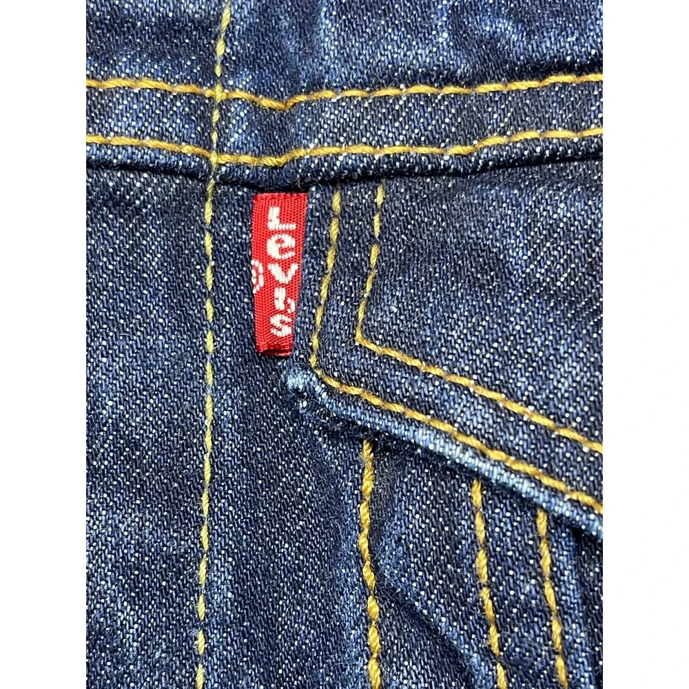 Levi's Trucker Jacket Denim Dark Blue Small Mens
